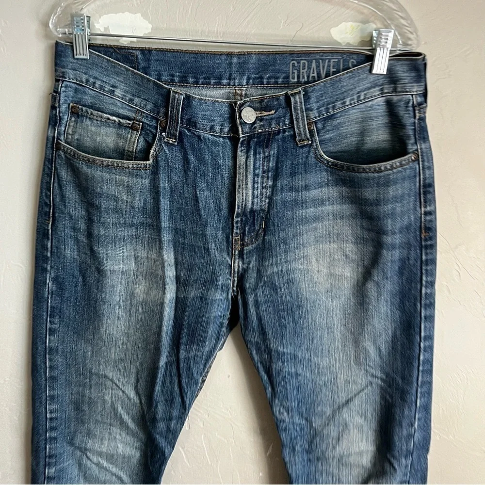 Bullhead Mens Slim Straight Gravels‎ Denim Jeans